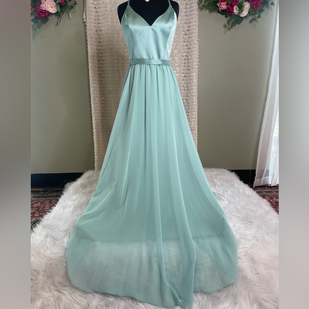 Allure Bridals Long Blue Formal Dress